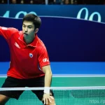 탁구 대회 참가 방법 - **Prompt 1: Dynamic Match Point in a Portuguese Tournament**
    "A high-energy, realistic photograp...